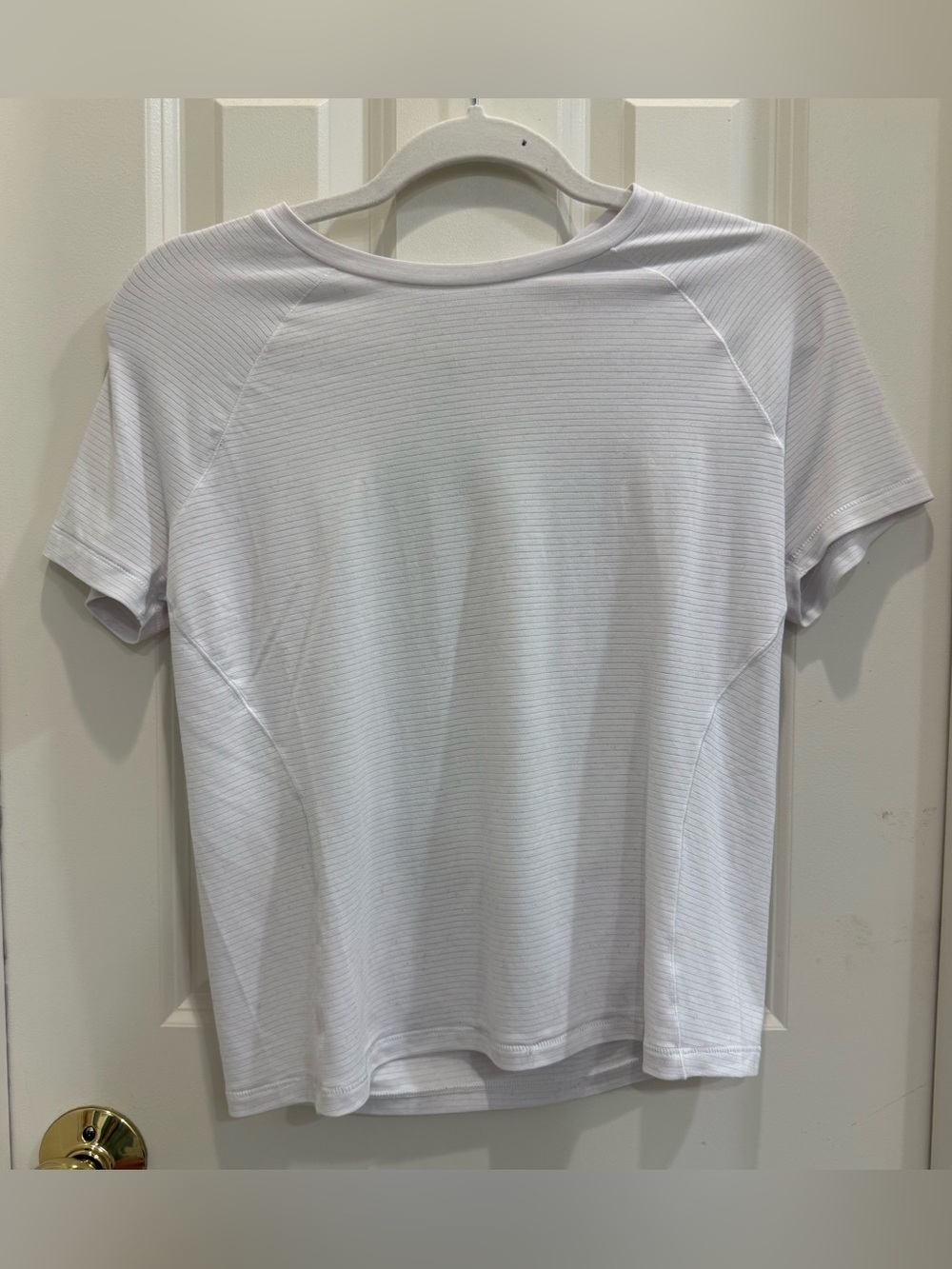Feetures Stride Flex Women's Performance Tee in White Size S